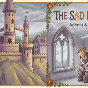 the sad king: +bonus butterfly, fly, fly, fly + notepad
