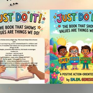 just do it!!! a fun rhyming children's book about morals, ethics, and being your best